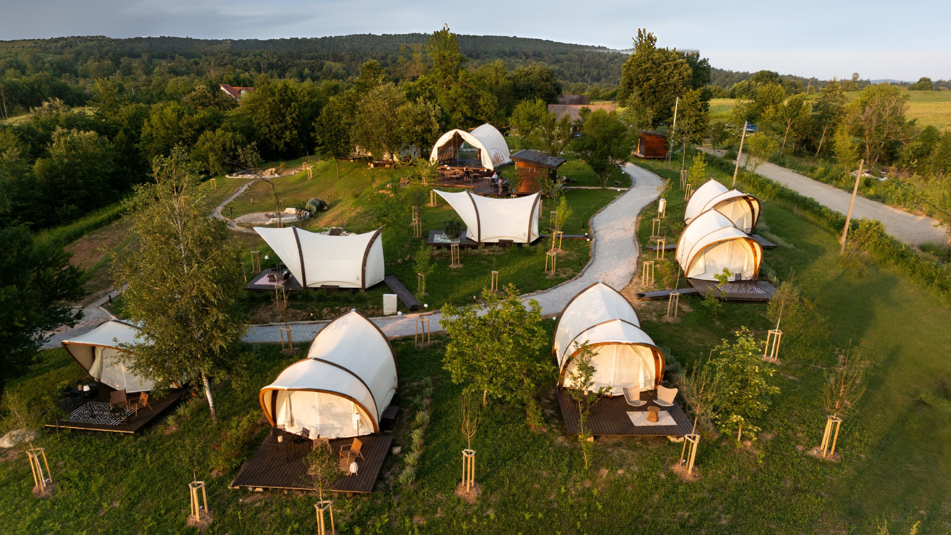 Glamping Eco Resort in Croatia STROHBOID Glamping at ZENZONE Retreat Resort